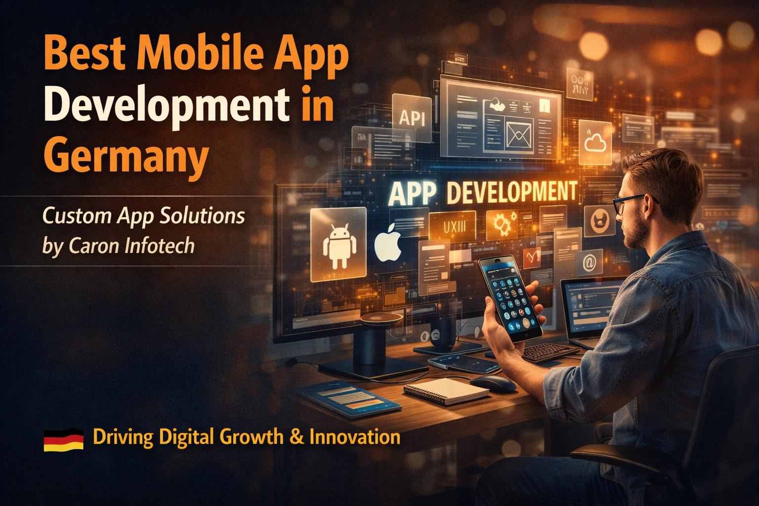  Build Future-Ready Apps with the Best Mobile App Development in Germany by Caron Infotech
