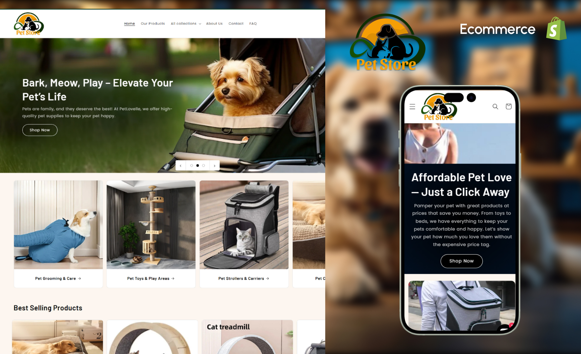 Petlovelle — E-commerce